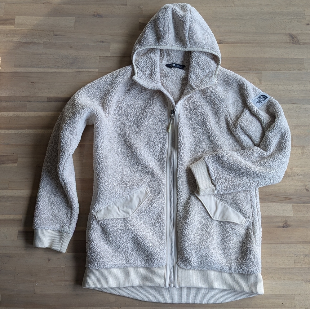 The North Face Full‎ Zip-up Highpile Teddy Coat (Sz Medium)